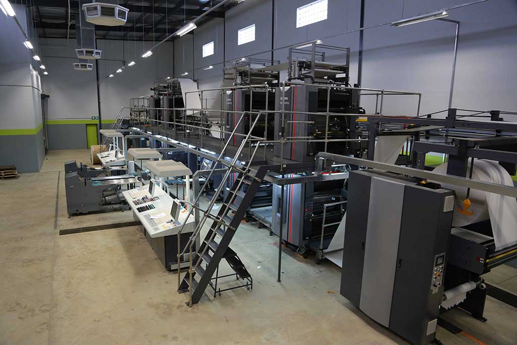 The press hall at Lafrenz
